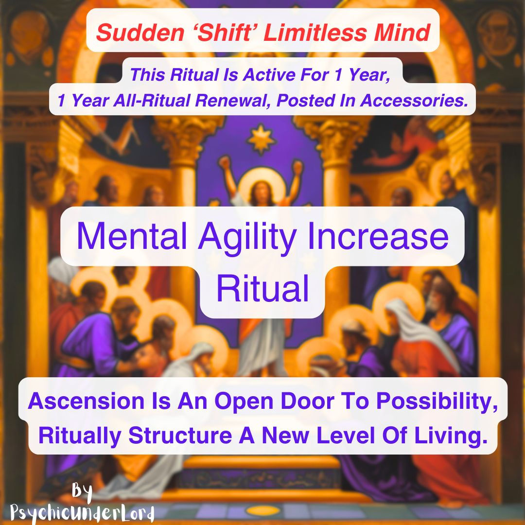 Easily Increase Mental Speed, Mental Brainpower Ritual