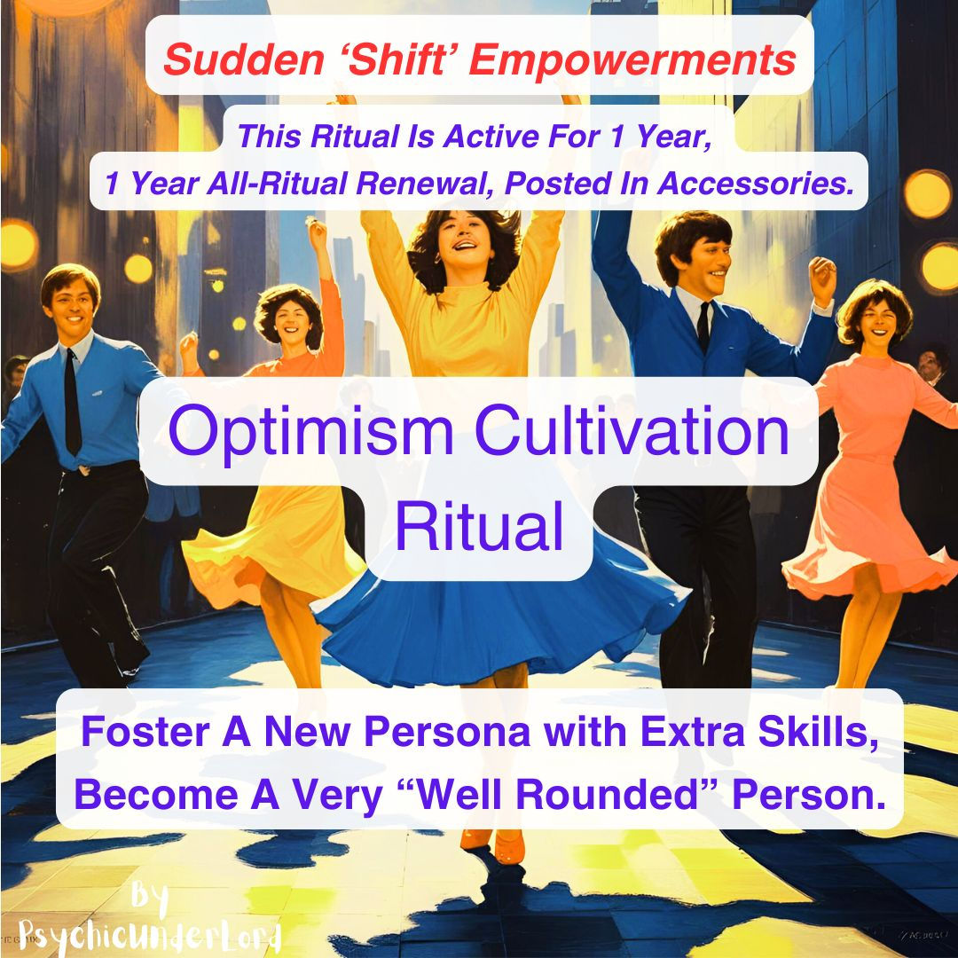 Optimism Cultivation, Self-Empowerment Ritual