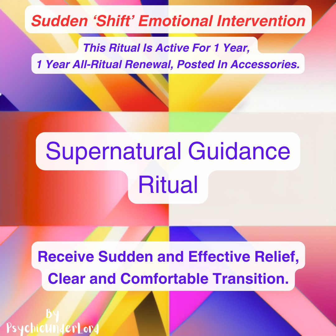 Supernatural Guidance Intuitive Ritual