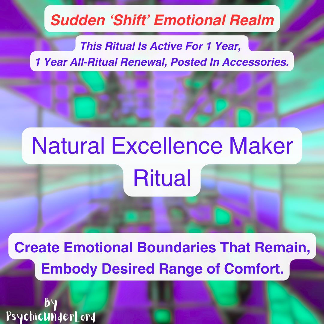 Natural Excellence Maker, Personal Expressions Ritual