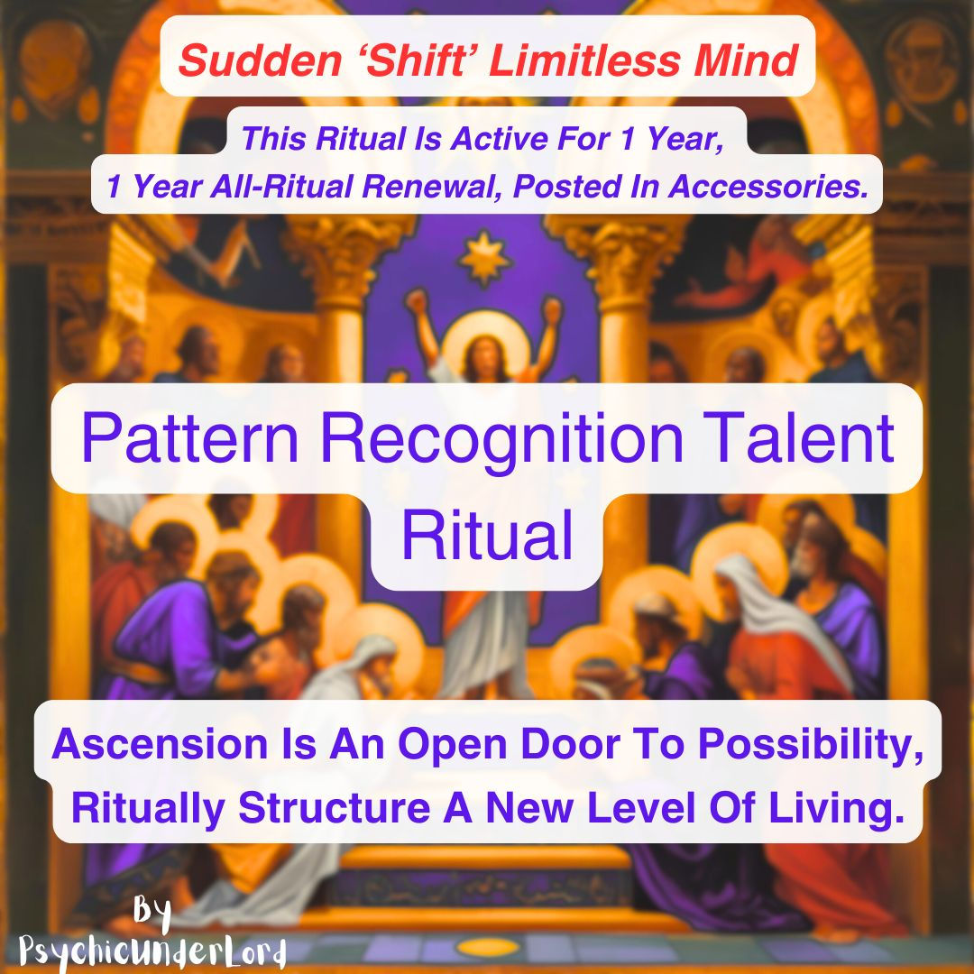 Instantly See Patterns, Mental Brainpower Ritual