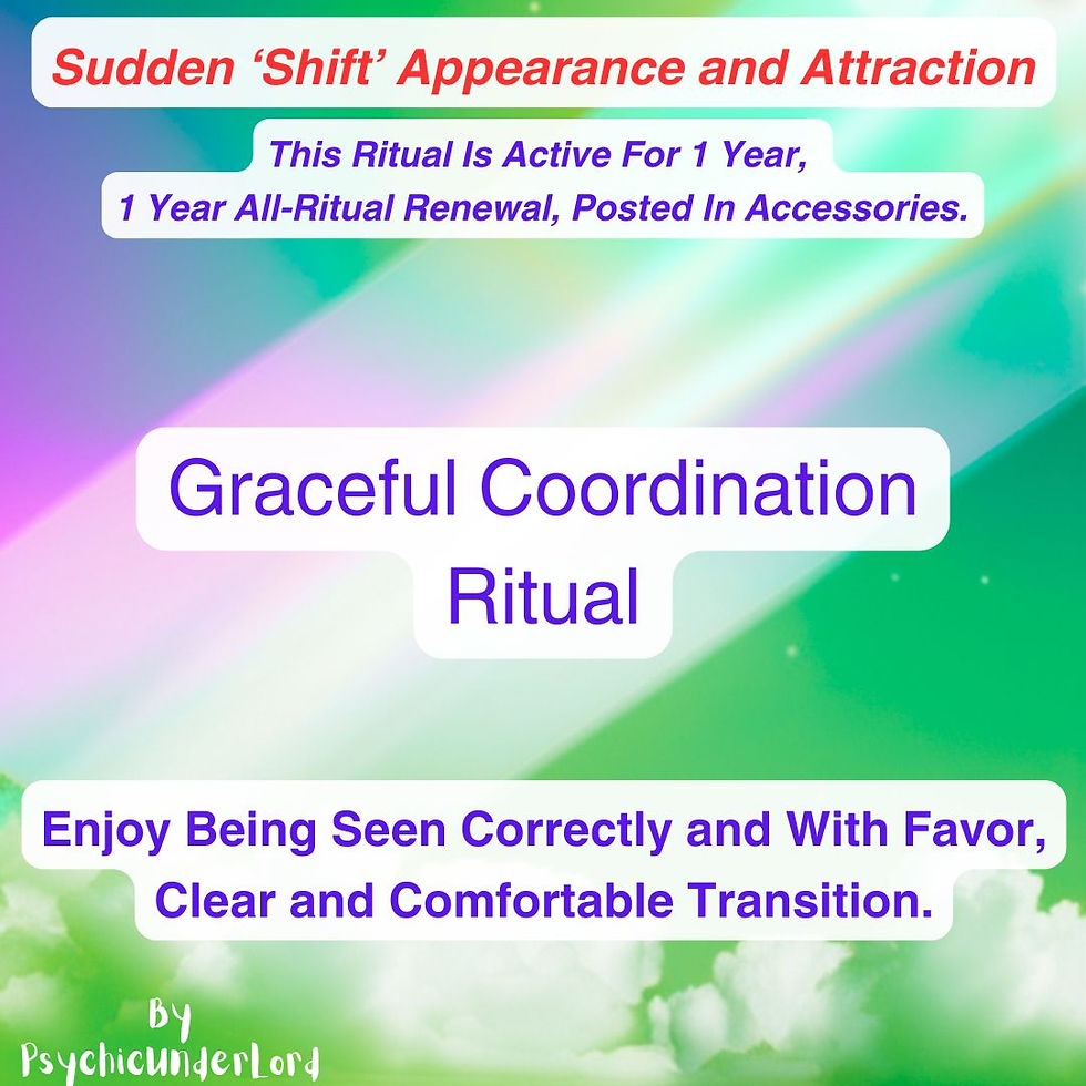 Thumbnail: Graceful Coordination, Appearance and Attraction Ritual