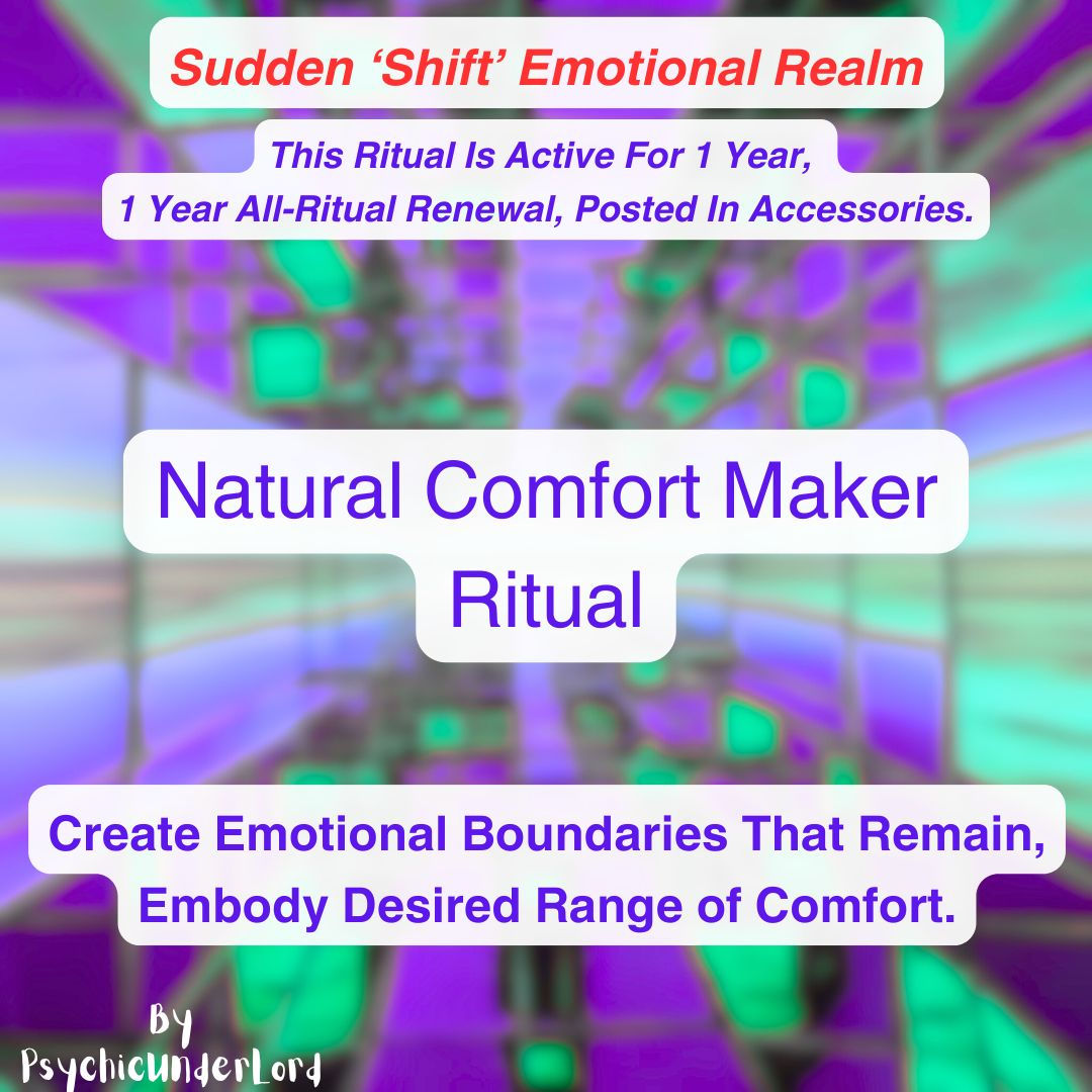 Natural Comfort Maker, Personal Expressions Ritual