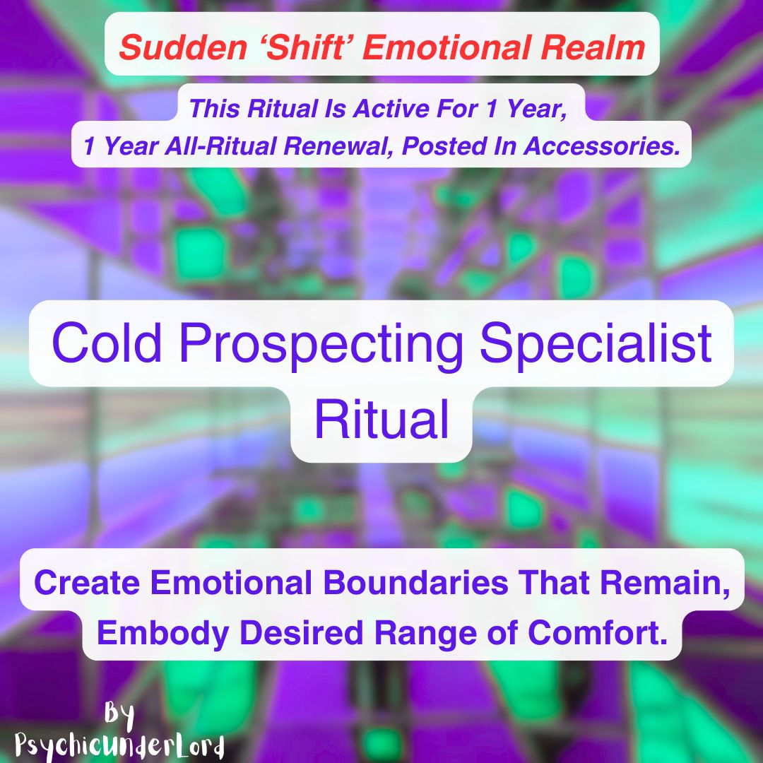 Cold Prospecting Specialist, Personal Expressions Ritual