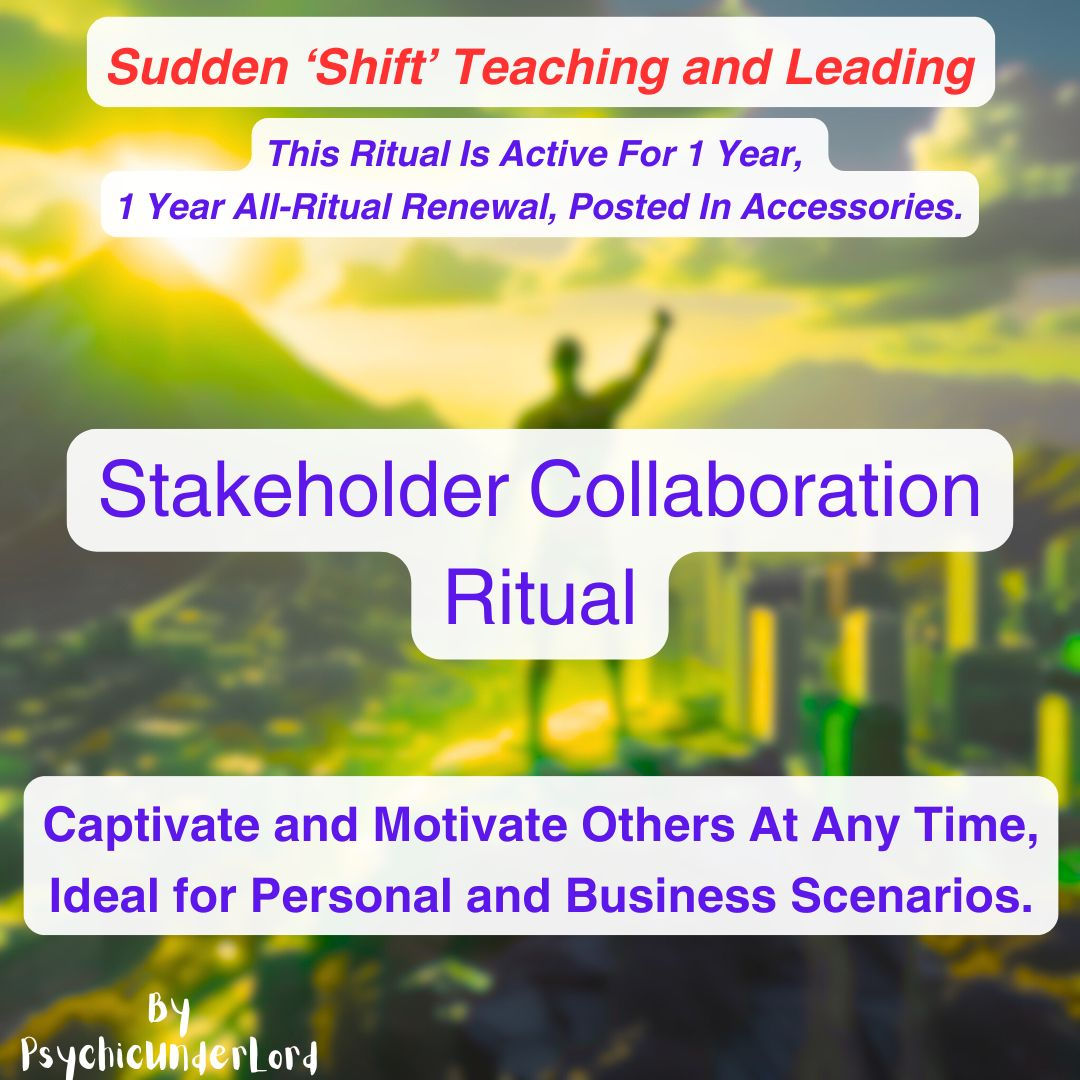 Stakeholder Collaboration, Teaching and Leading Ritual