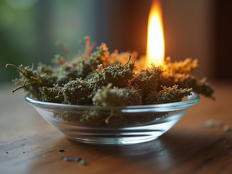 Burning Sage for Spiritual Enlightenment