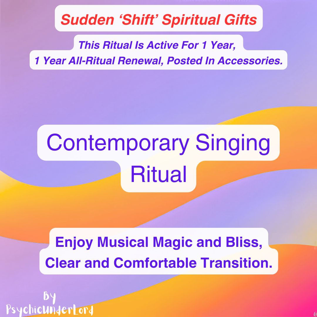 Contemporary Singing Talent Ritual