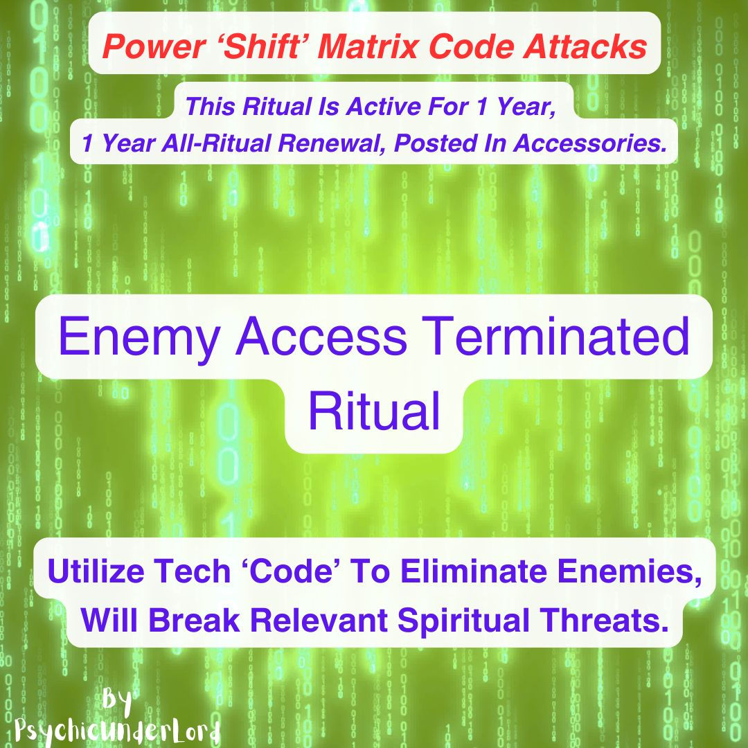 Matrix Code Attack #10, Technical Code Novelty Attack Ritual