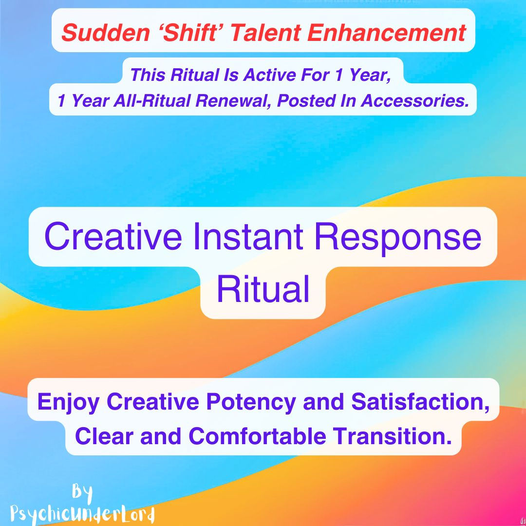 Creative Instant Response, Speech and Vocal Expression Ritual