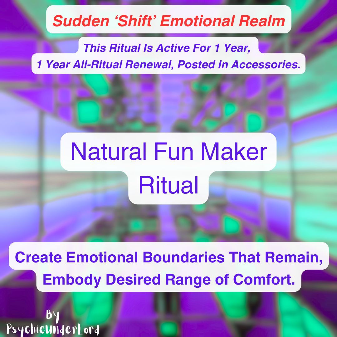 Natural Fun Maker, Personal Expressions Ritual