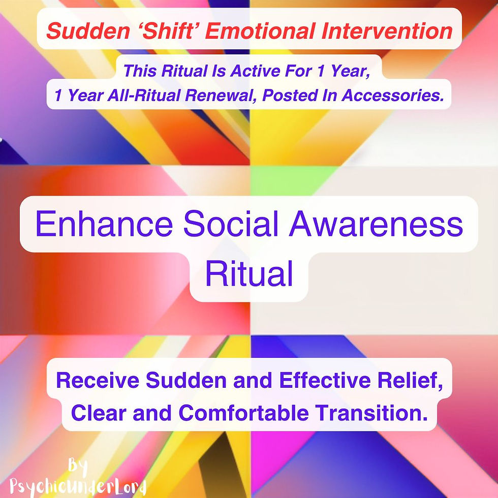 Thumbnail: Enhance Social Awareness, Emotional Intervention Ritual