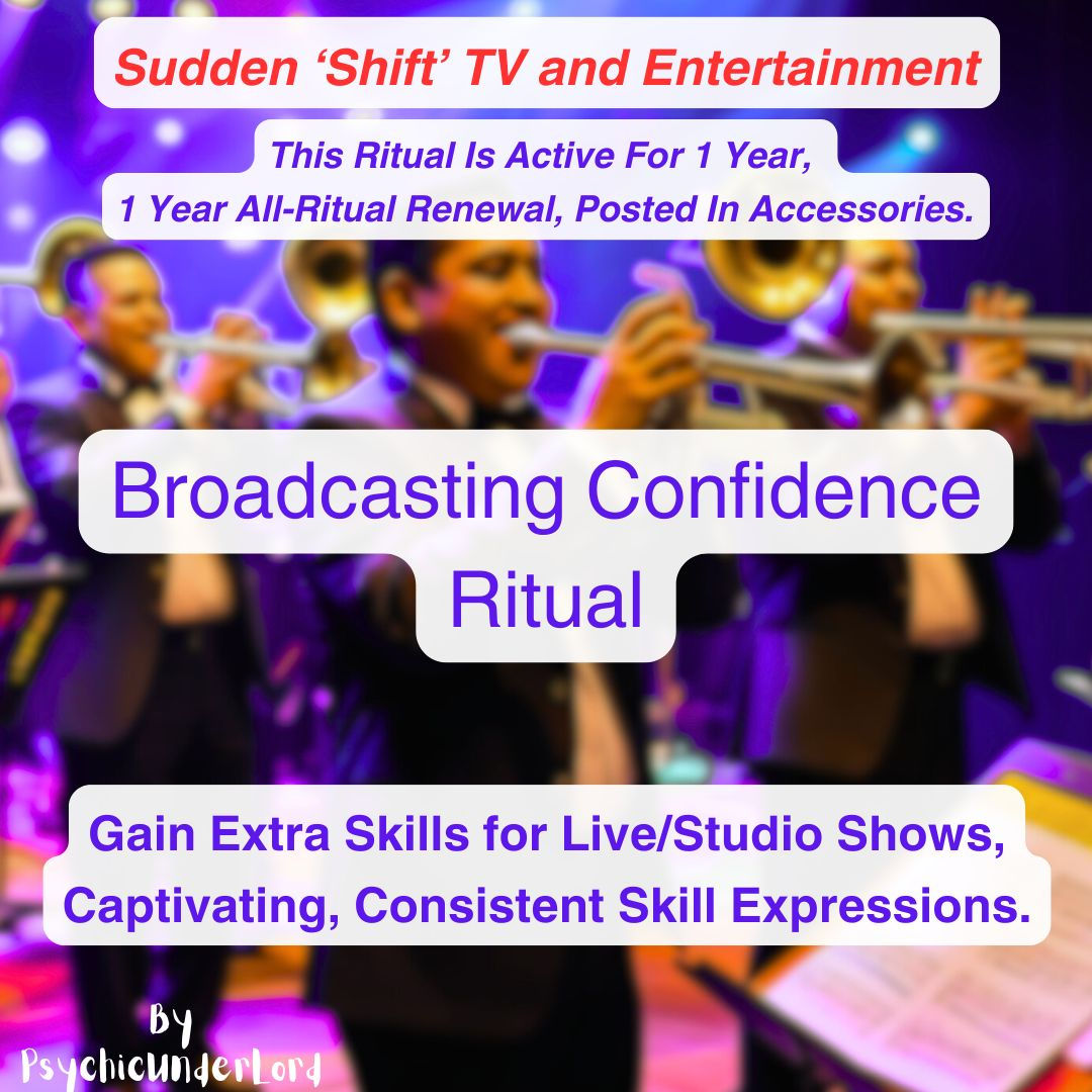 Broadcasting Confidence, TV and Entertainment Talent Ritual