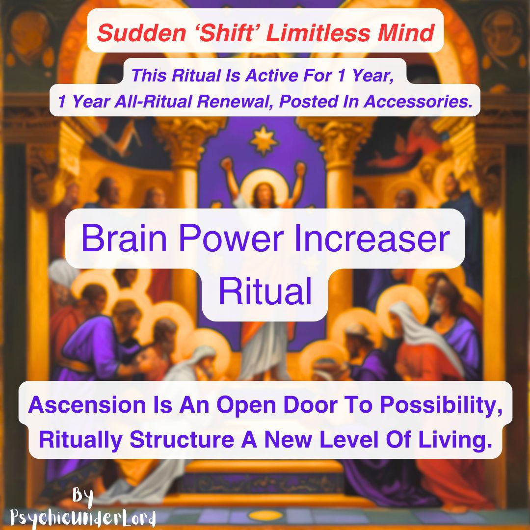 Brainpower Increase (Energy), Mental Brainpower Ritual