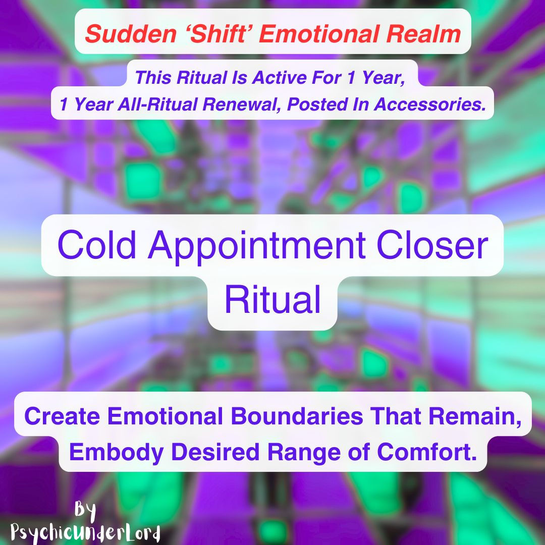 Cold Appointment Sales Closer, Personal Expressions Ritual