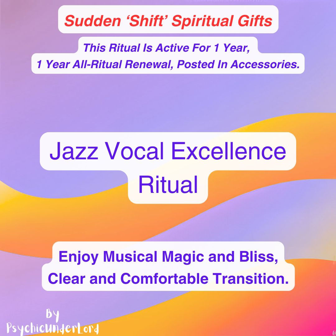 Jazz Vocal Excellence, Musical Magic Talent Ritual