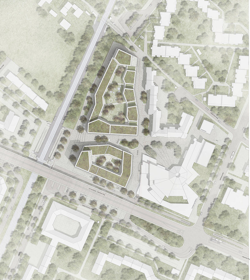Münchner Norden – Städtebaulicher Wettbewerb, 1. Preis.