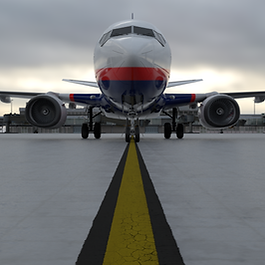 FAA airport operations real-time interaction screen
