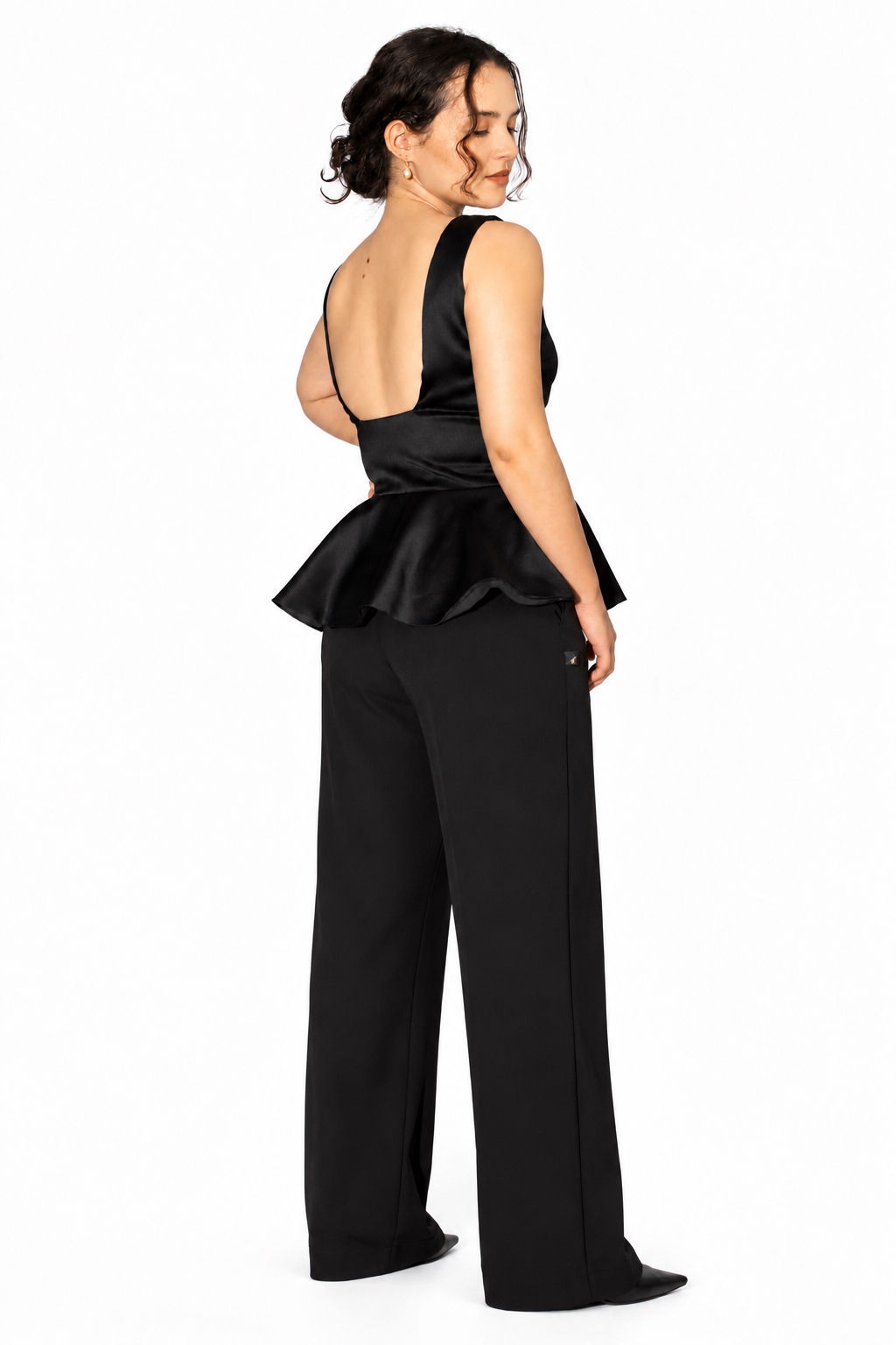 CONJUNTO PEPLUM PRETO