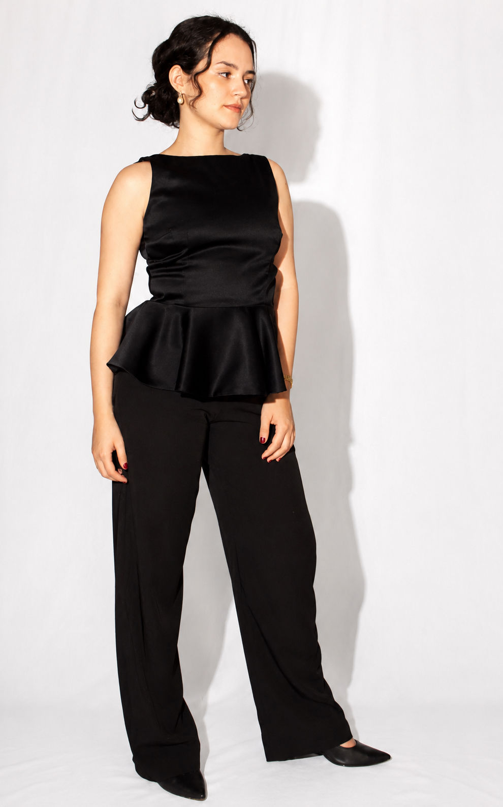 CONJUNTO PEPLUM PRETO