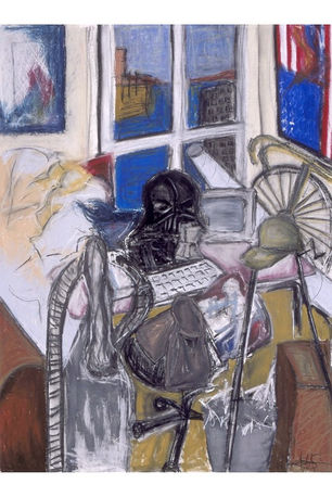 Messy Room with Darth Vader Carrying Case