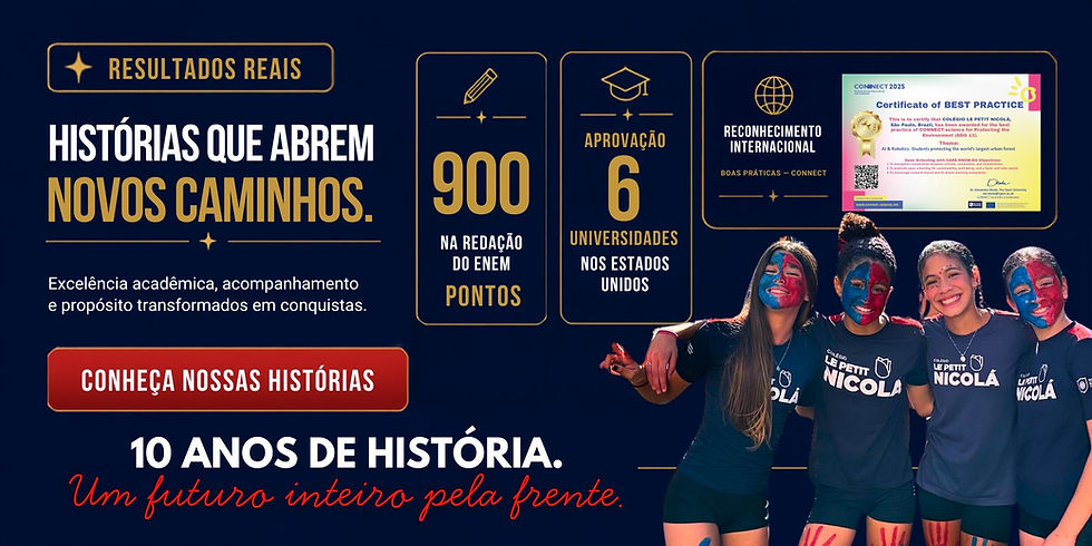 Nicolly Marques, ex-aluna do Colégio Le Petit Nicolá, aprovada em seis universidades internacionais e estudante da Florida International University.