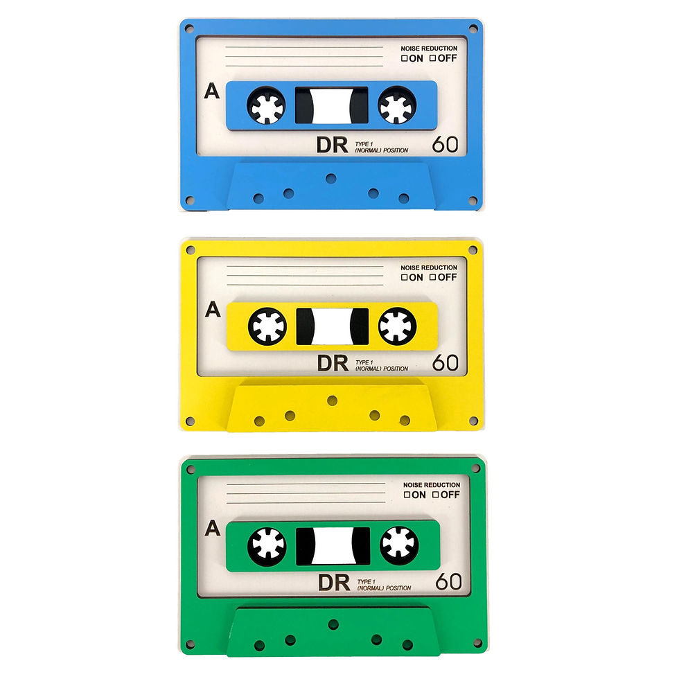 Thumbnail: Cassette Tape Wall Art