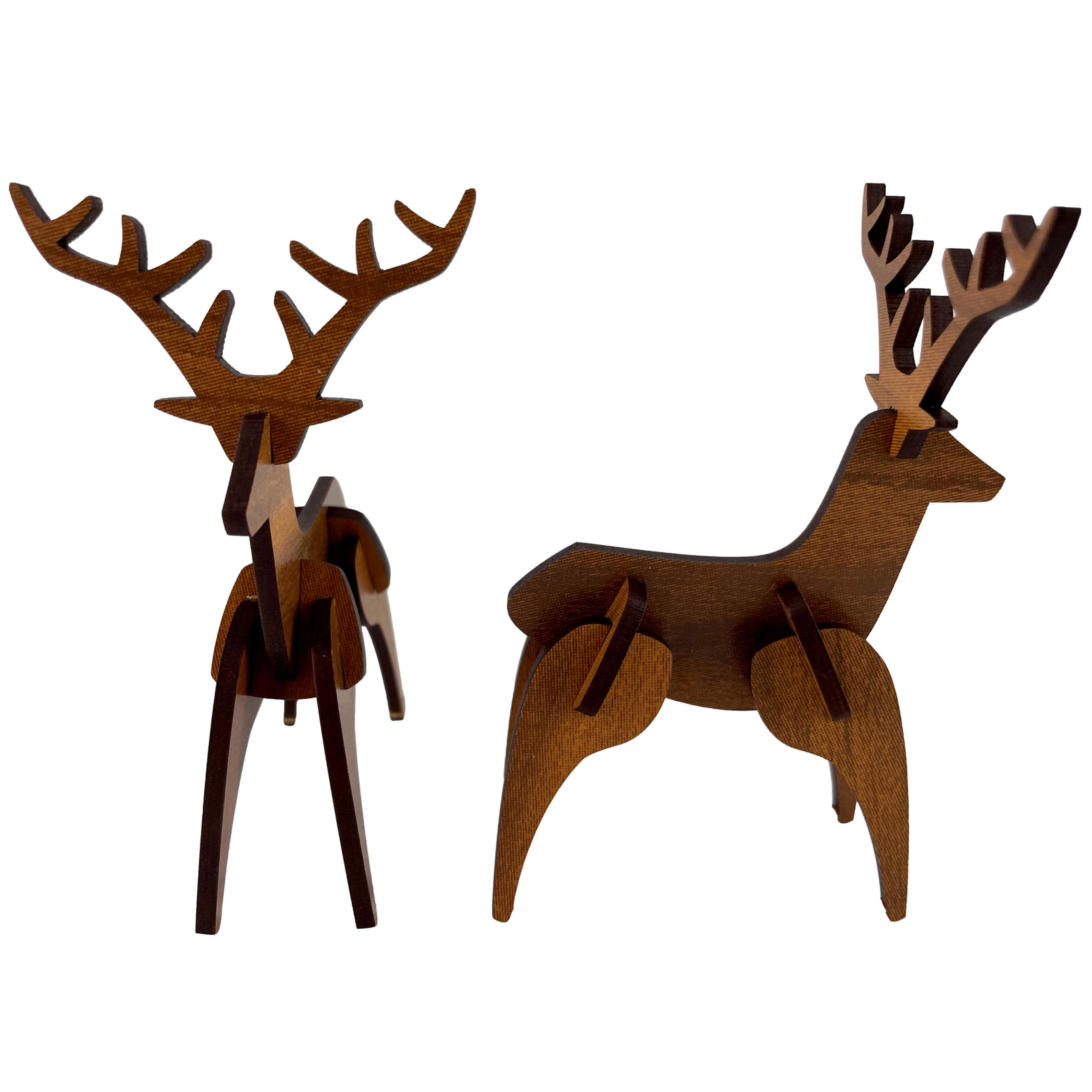 Reindeer set of 2