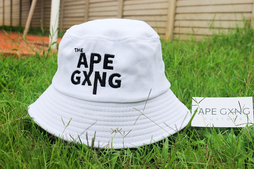 Thumbnail: Ape Gxng Hood-rag Embroidered Bucket Hats