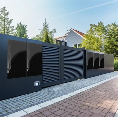 SolarXZaun Sichtschutz