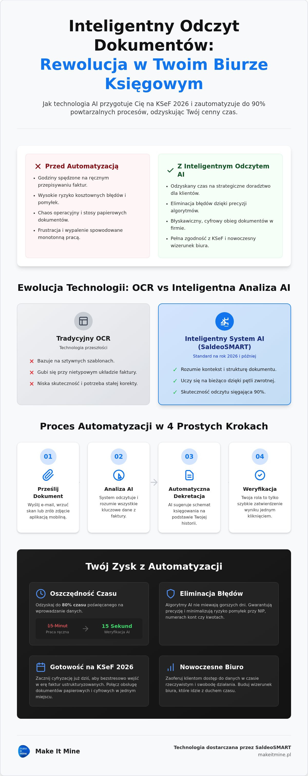 Inteligentny odczyt dokumentów księgowych