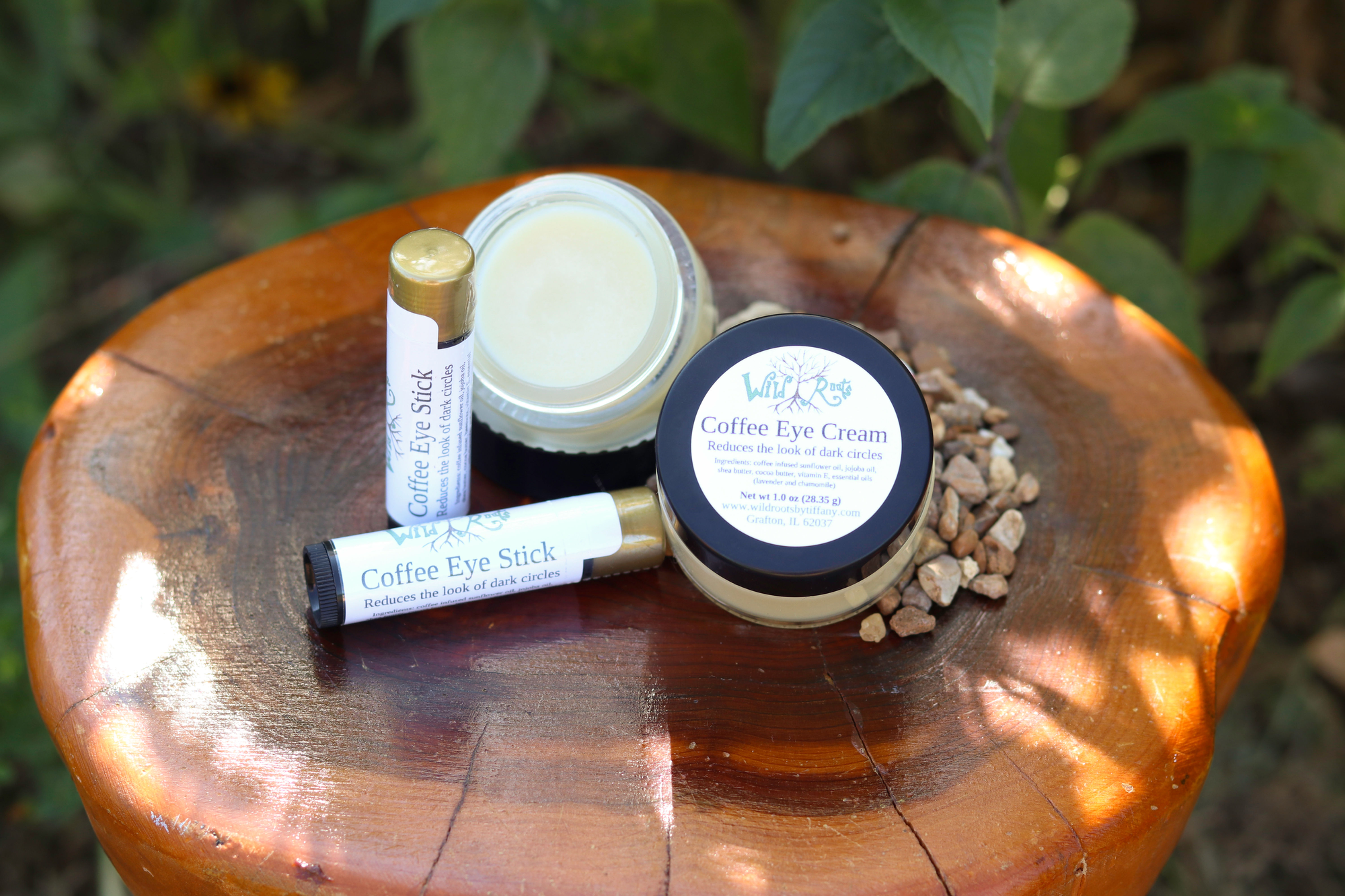 Coffee Eye Cream and Stick