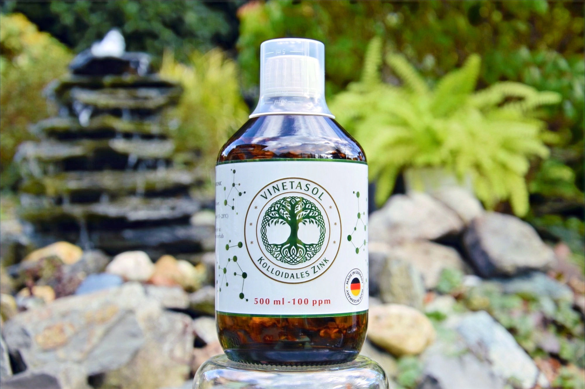 VINETASOL - Kolloidales Zink 100 ppm, 500ml/250ml, ab 14,90 Euro