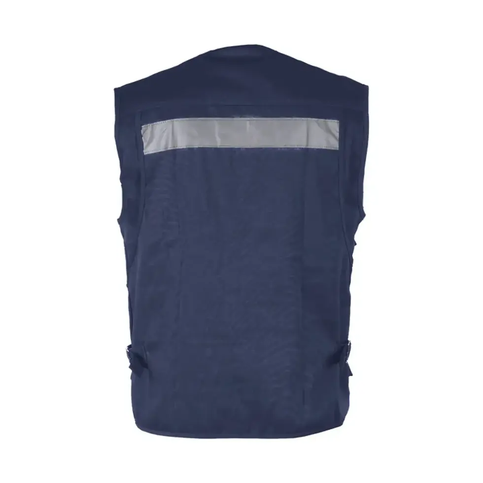 Miniatura: CHALECO GEOLOGO POPLIN AZUL