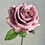 Thumbnail: Real touch dusty pink rose - flower head - close up view