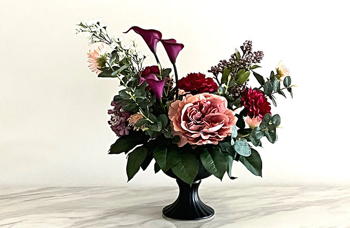 Artificial floral centerpiece