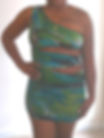 One shoulder Knit Dress