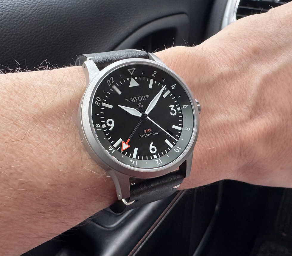 Thumbnail: Naviator Ti "Ghost" GMT - Triangle Dial