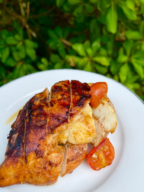Halloumi & Tomato Stuffed Chicken