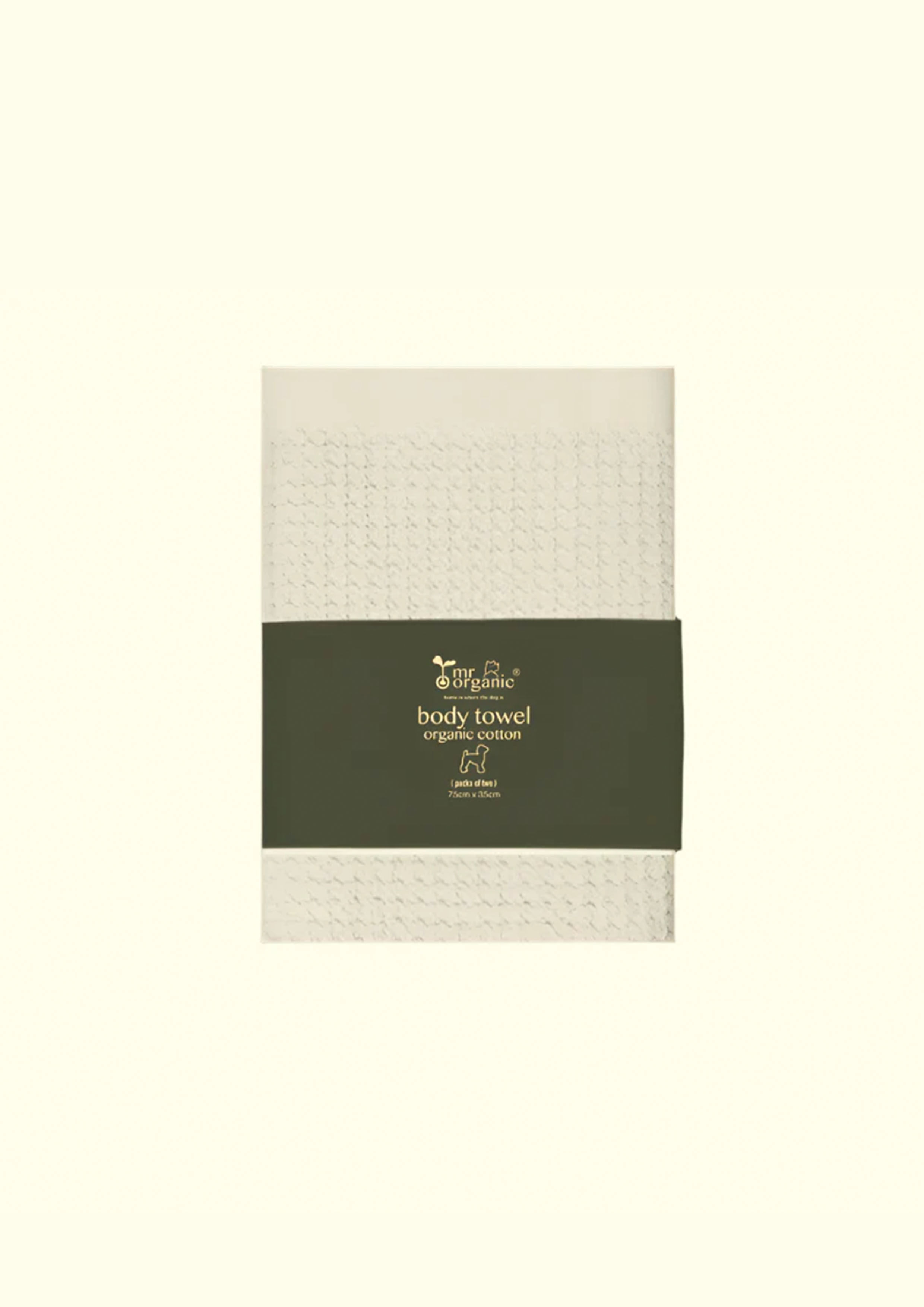 mrorganic Organic Cotton Body Towel (Set of 2)