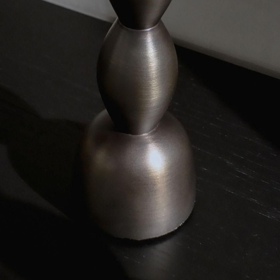 Thumbnail: Round Metal Candle Holder (L)