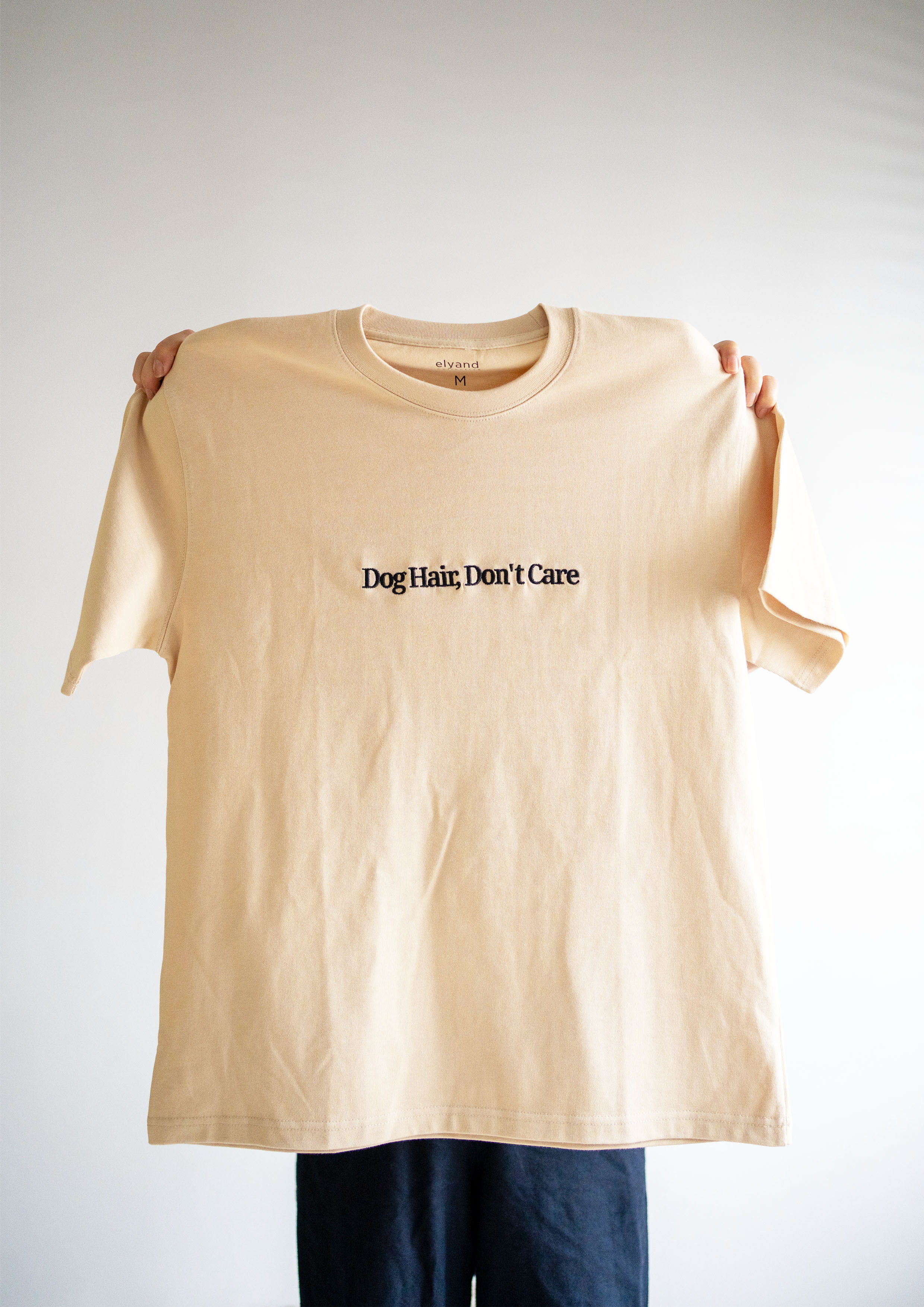 Dog Hair, Don't Care Tee (Beige)