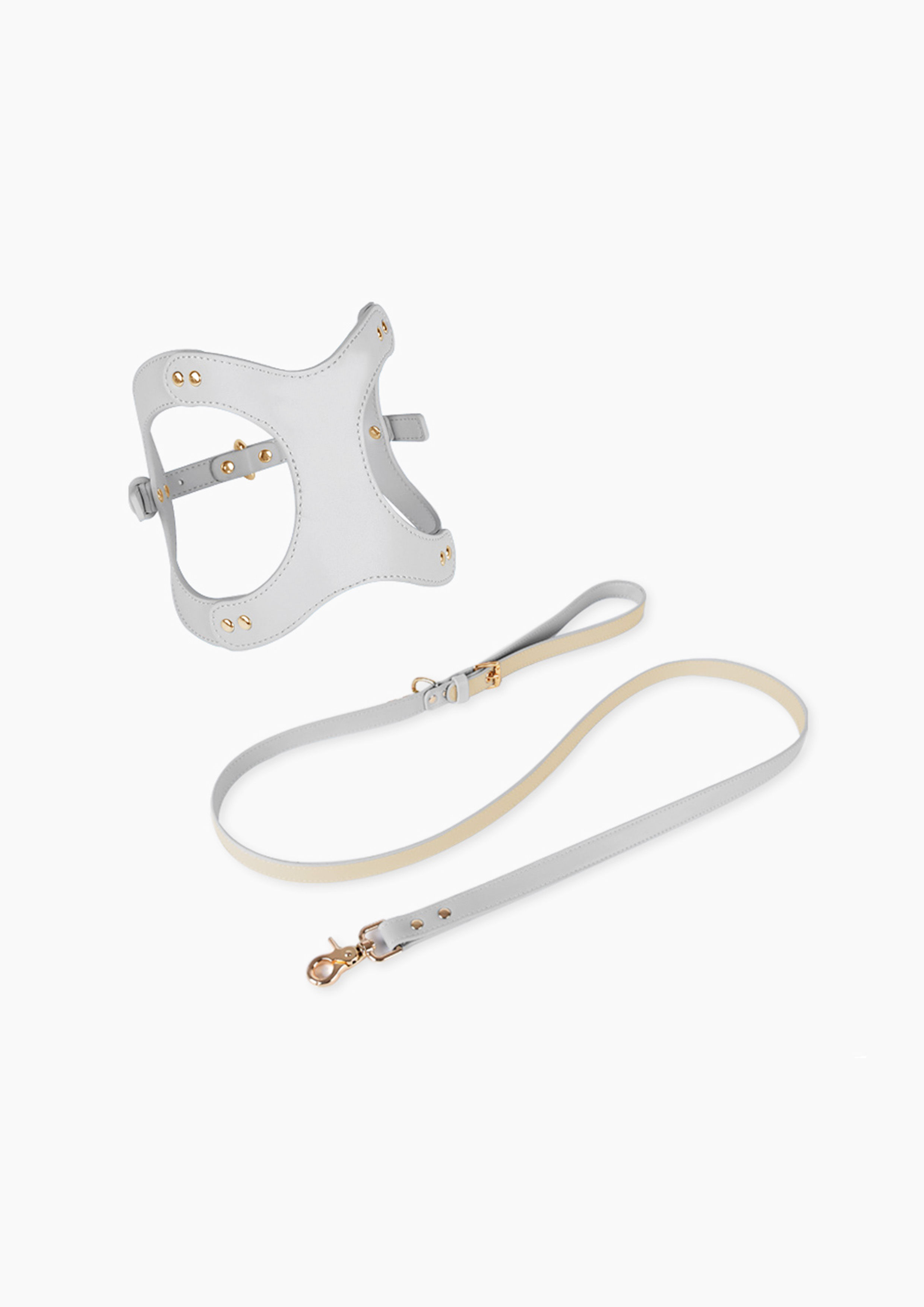 LETA Harness & Leash Set (Grey)