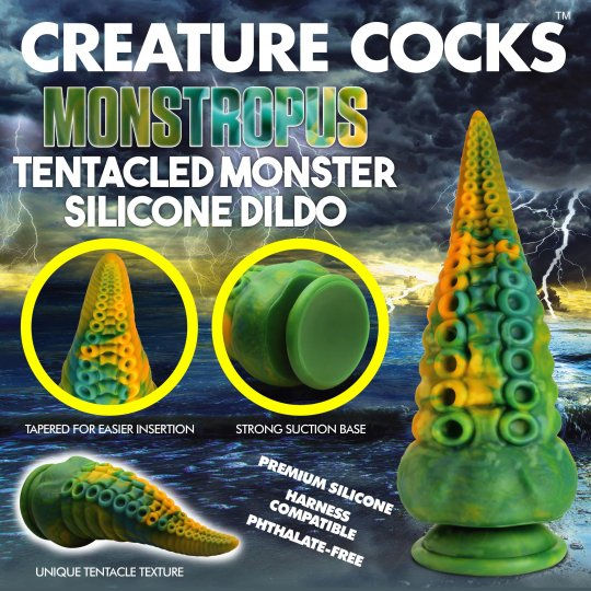 Thumbnail: Monstropus Tentacled Monster Silicone Dildo