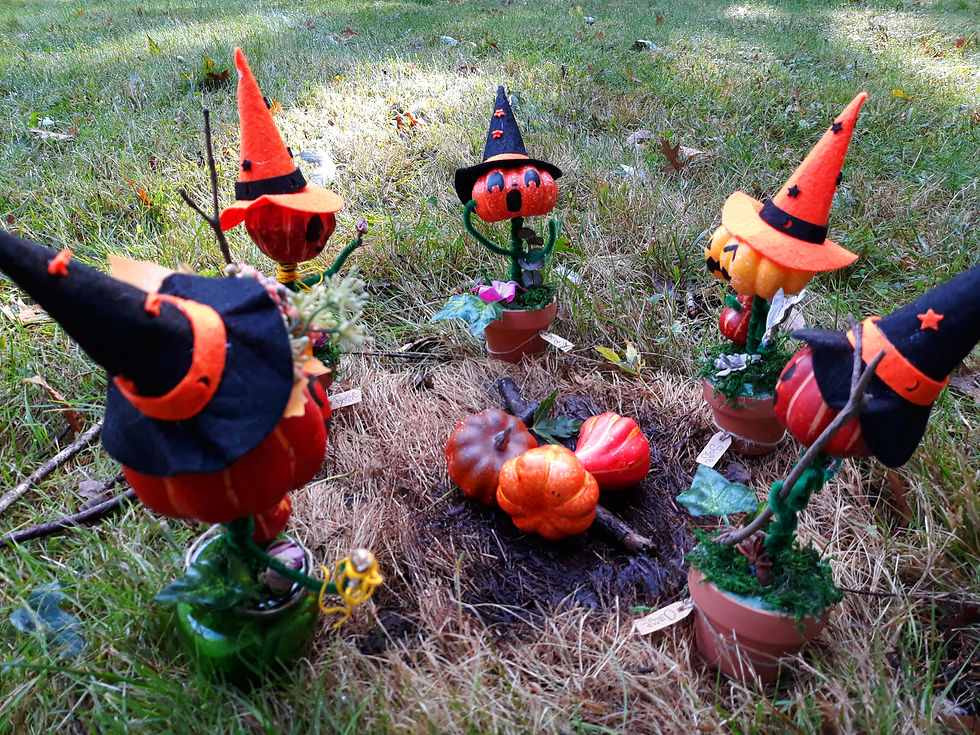 Thumbnail: Pumpkin Witch - Sculptures