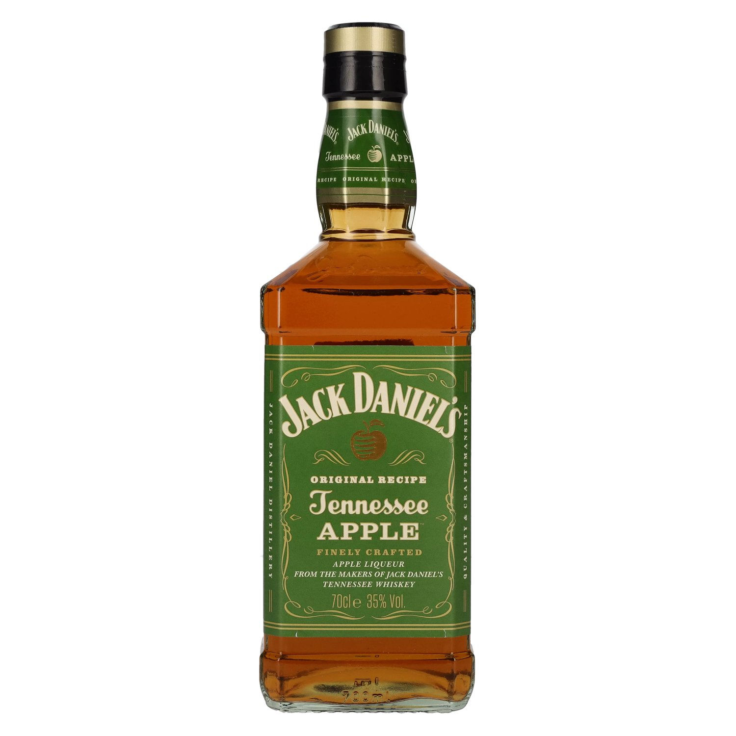 Flasche Jack Daniel's Apple Lynchburg – Erfrischender Whiskey Likör für Mixgetränke bei Kissthewhisky.shop