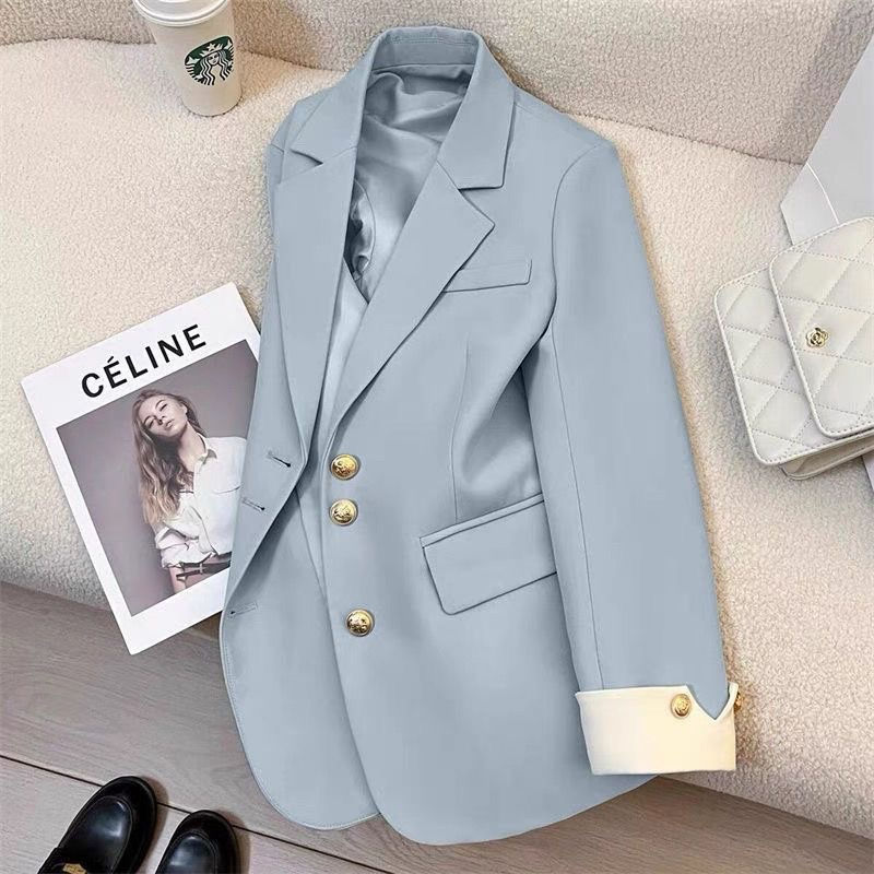 Miniatura: Women's Blazer Coat Spring Autumn Korean Version Leisure Ladies  Suit Jacket Des