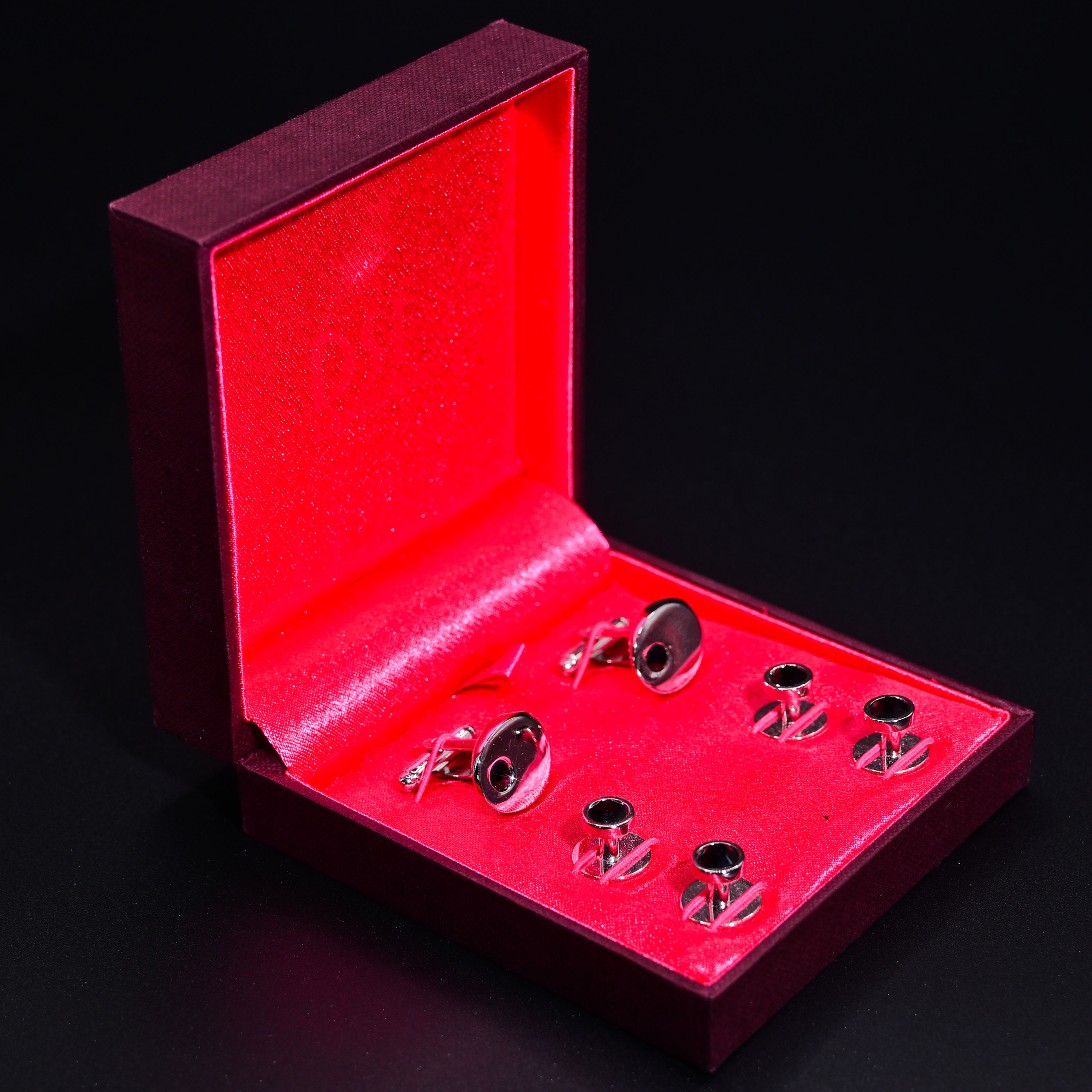 DSI London cufflink and shirt button set for ballroom dress shirts