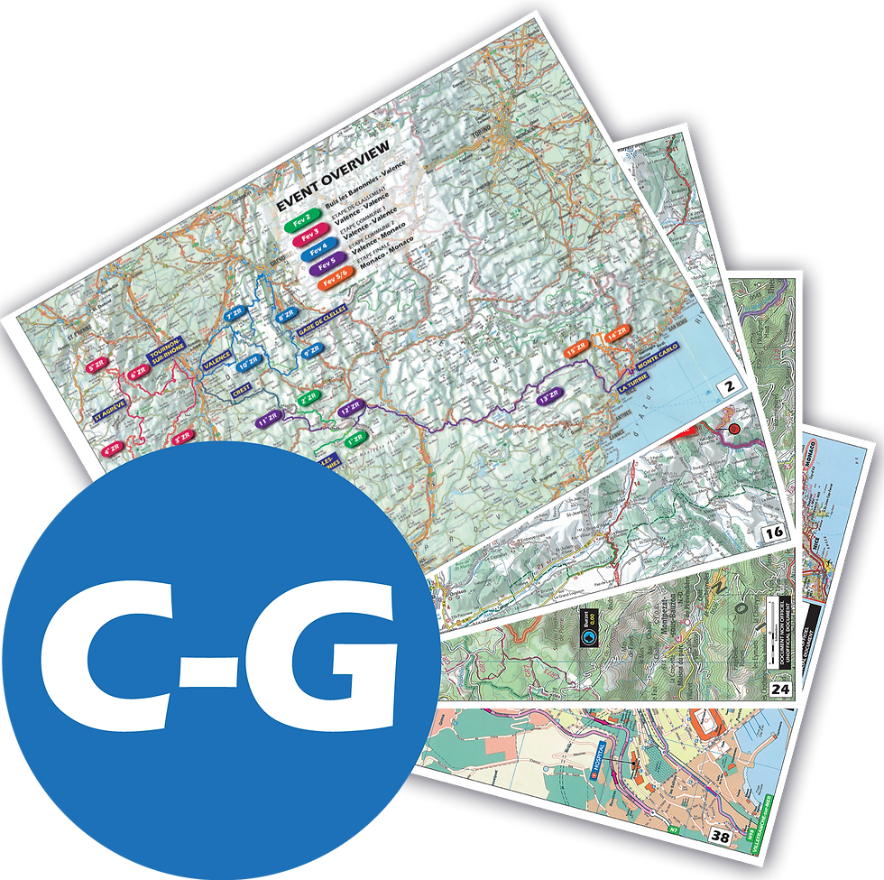 Thumbnail: Rallye Monte Carlo Historique 2026 Livre de Cartes / Mapbooks