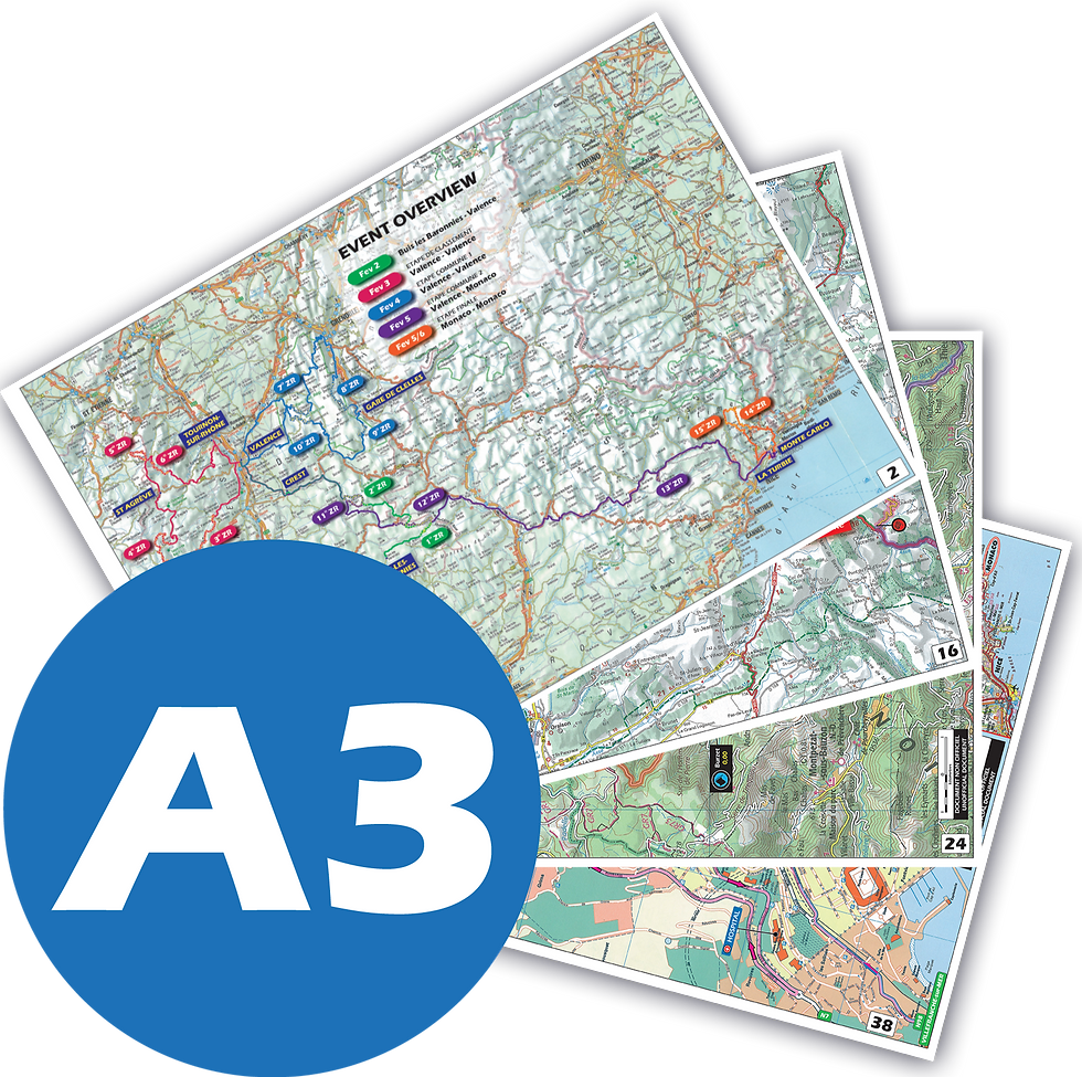 Thumbnail: Rallye Monte Carlo Historique 2026 Livre de Cartes / Mapbooks