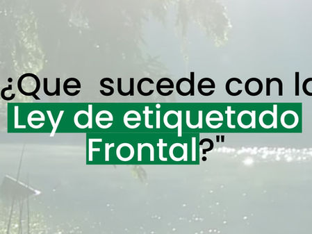¿Qué sucede con la Ley de etiquetado frontal?